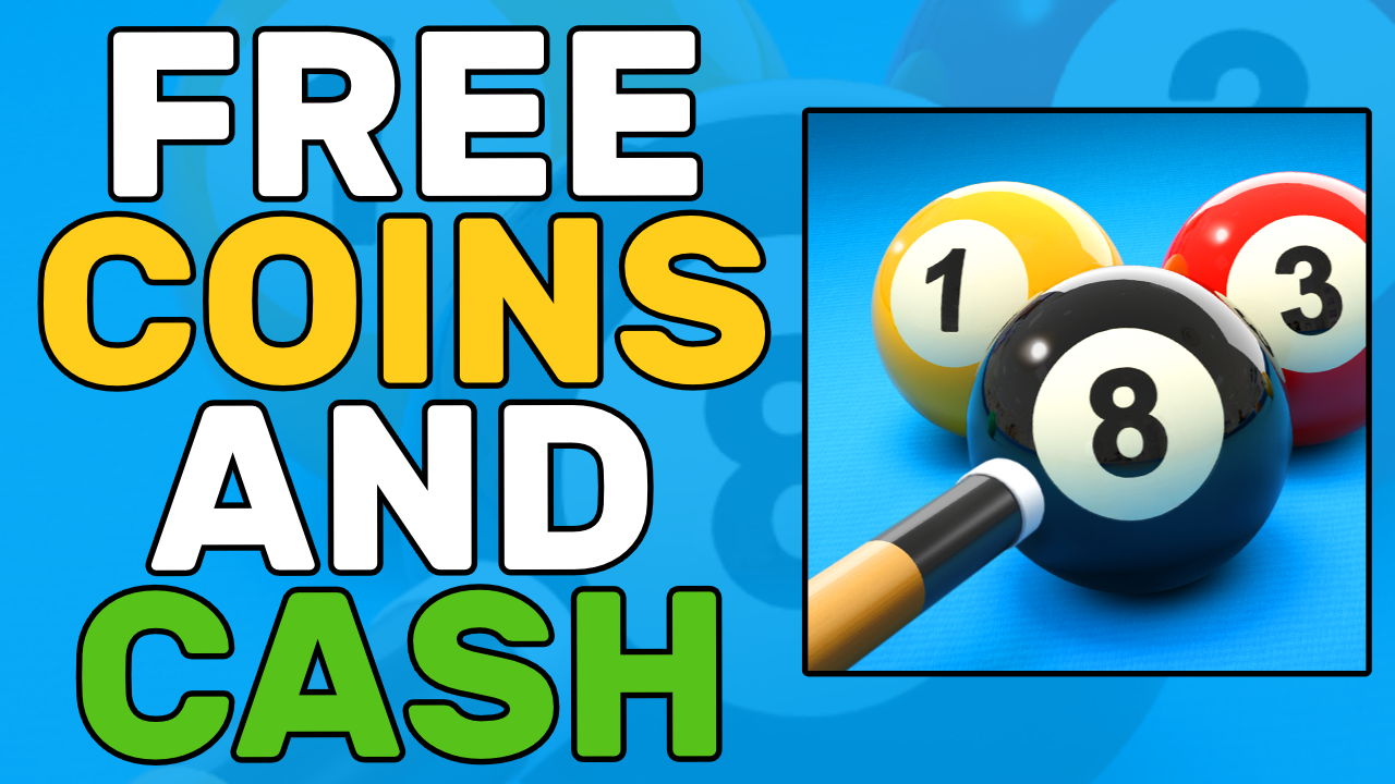 8 ball pool free coins and cash