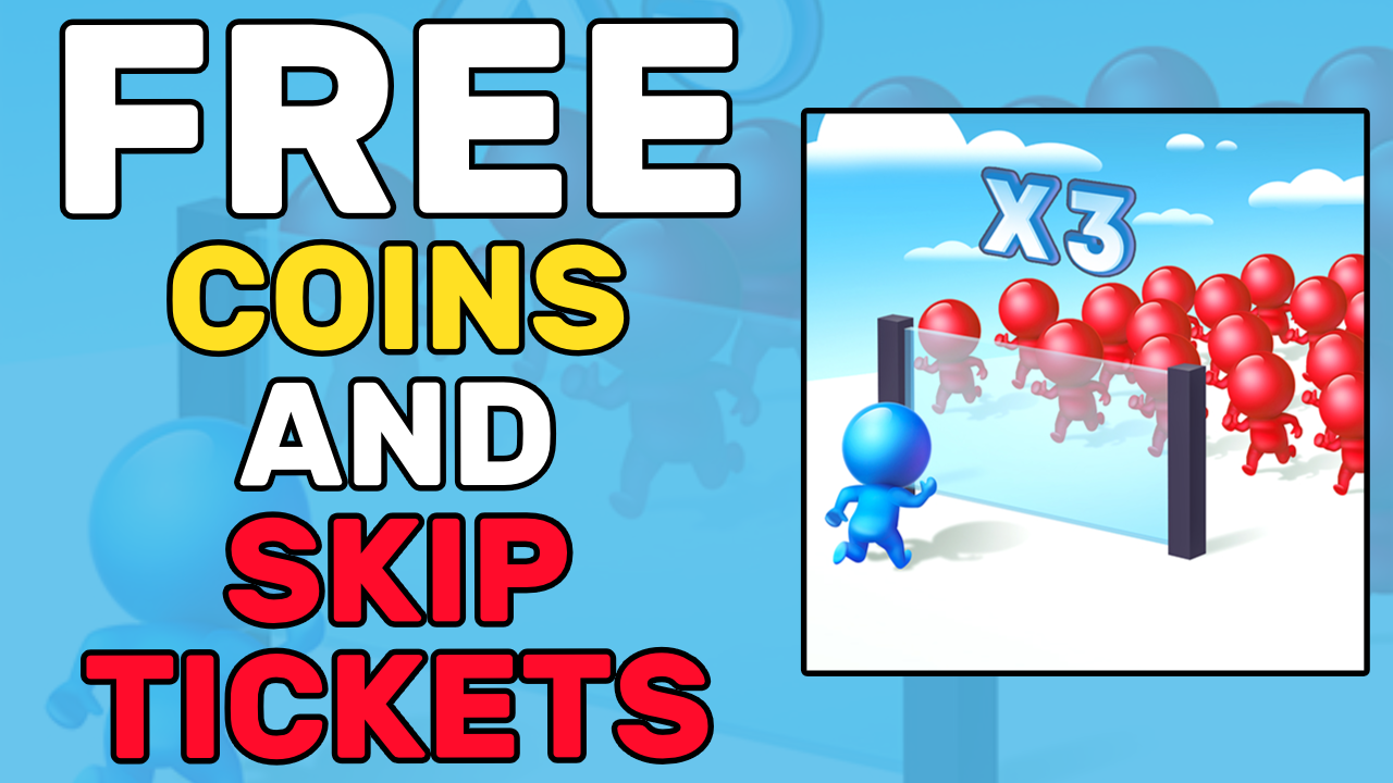 free coins and skip tickets in mob control